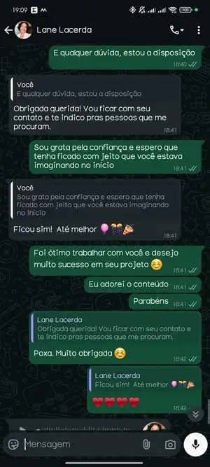 Depoimento Lane